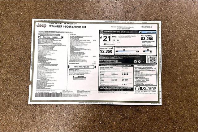 2026 Jeep Wrangler 4-Door Sahara 4x4