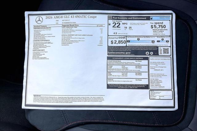 2026 Mercedes-Benz AMG GLC 43 4MATIC