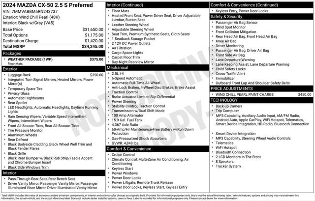 2024 Mazda CX-50 2.5 S Preferred