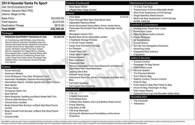 2014 Hyundai Santa Fe Sport 2.4L