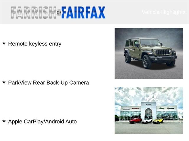 2026 Jeep Wrangler WRANGLER 4-DOOR SPORT 2026 Jeep Wrangler WRANGLER 4-DOOR SPORT