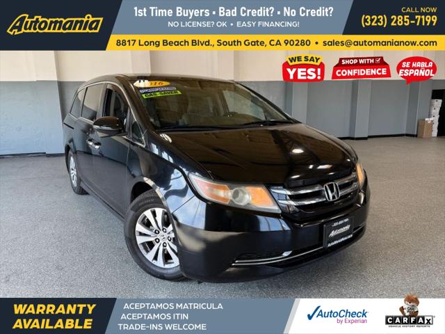 2016 Honda Odyssey SE for sale in South Gate, CA
