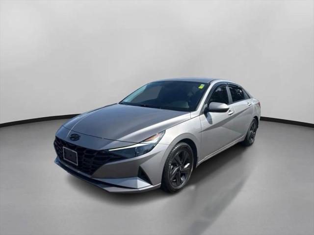 2021 Hyundai Elantra Hybrid Blue