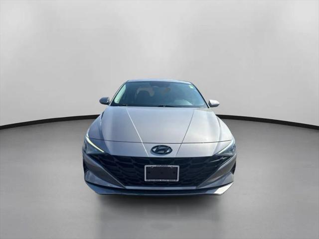2021 Hyundai Elantra Hybrid Blue