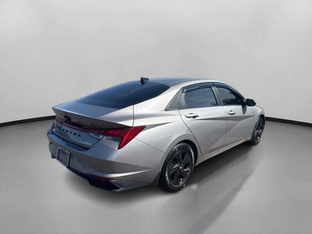 2021 Hyundai Elantra Hybrid Blue