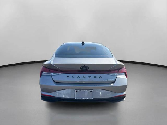 2021 Hyundai Elantra Hybrid Blue