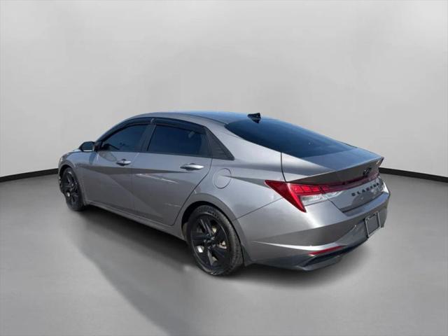 2021 Hyundai Elantra Hybrid Blue