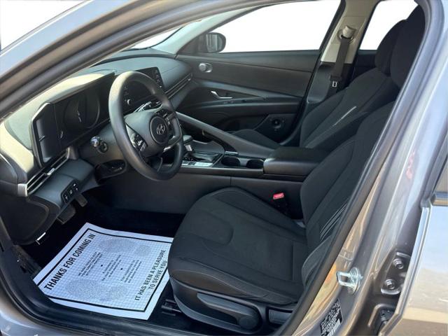 2021 Hyundai Elantra Hybrid Blue