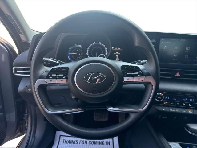 2021 Hyundai Elantra Hybrid Blue