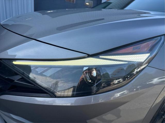 2021 Hyundai Elantra Hybrid Blue