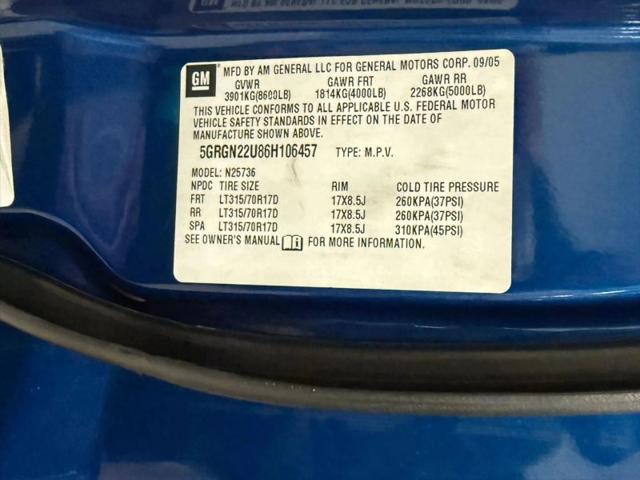 2006 HUMMER H2 SUT