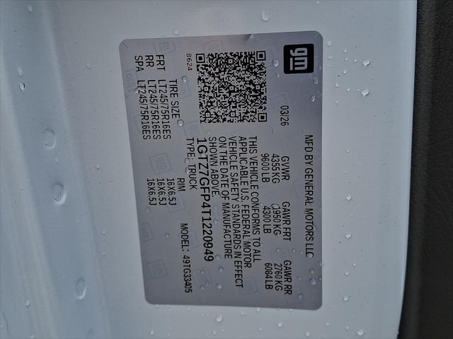 2026 GMC Savana Cargo 3500 Regular Wheelbase, Work Van, RWD