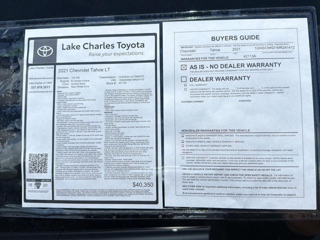 2021 Chevrolet Tahoe LT - Photo 21