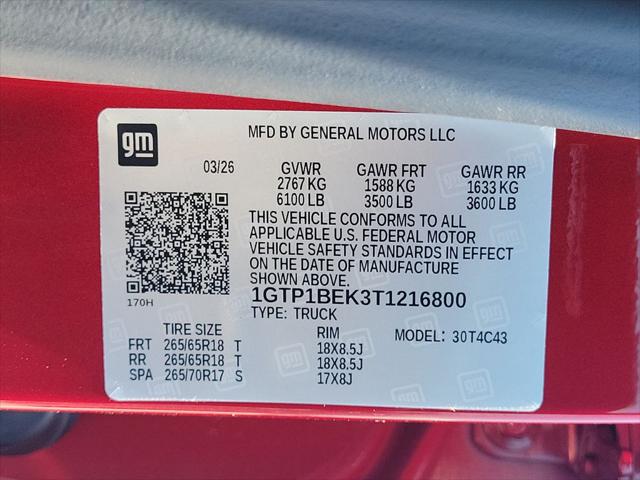 2026 GMC Canyon Elevation, RWD