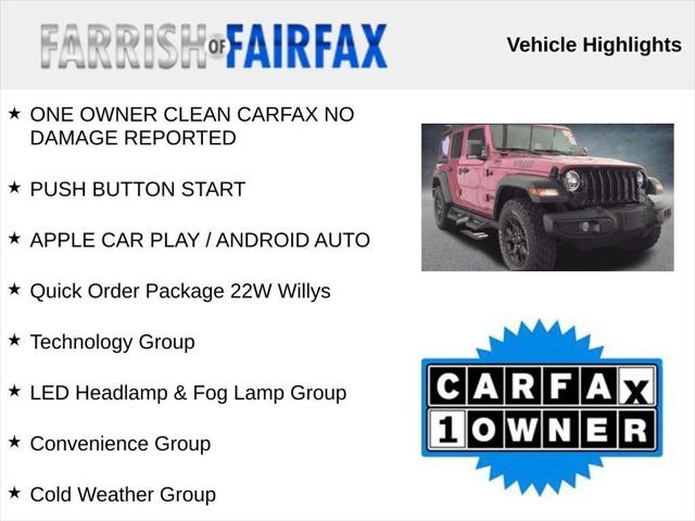 2022 Jeep Wrangler Unlimited Willys 4x4