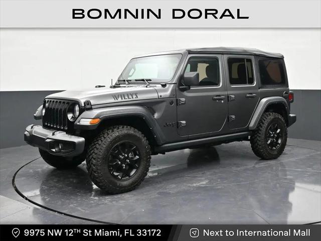 2022 Jeep Wrangler Unlimited Willys Sport 4x4 for sale in Miami, FL