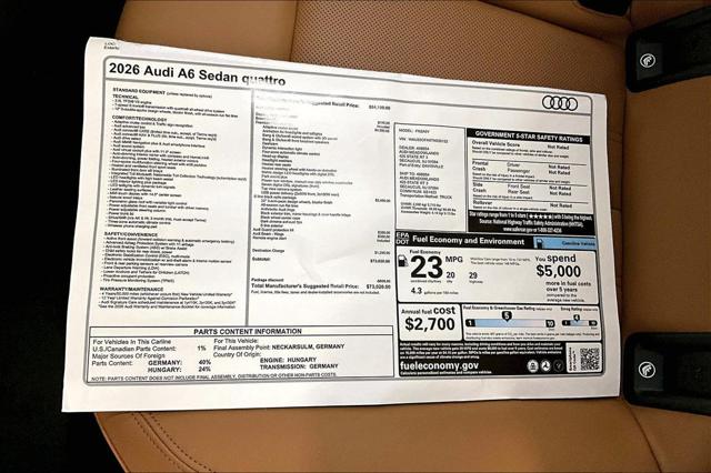 2026 Audi A6 3.0