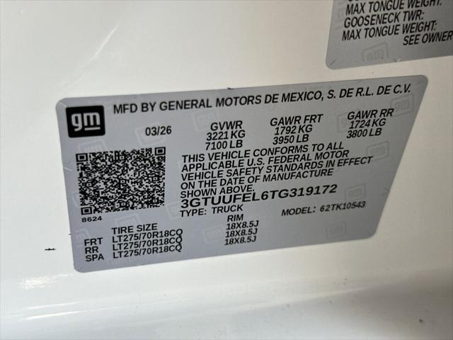 2026 GMC Sierra 1500 Crew Cab, Short Bed, AT4X, 4WD
