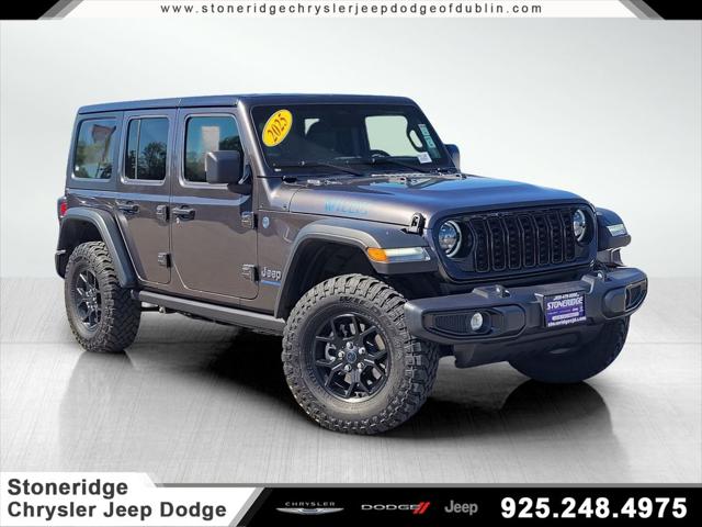 2025 Jeep Wrangler 4xe Willys 4xe for sale in Pleasanton, CA