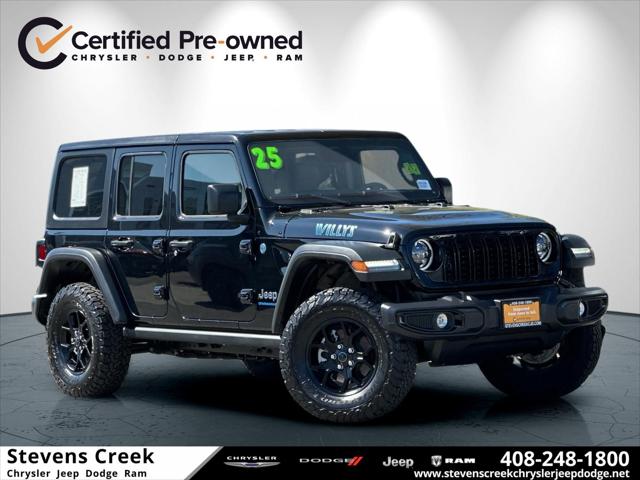 2025 Jeep Wrangler 4xe Willys 4xe for sale in San Jose, CA