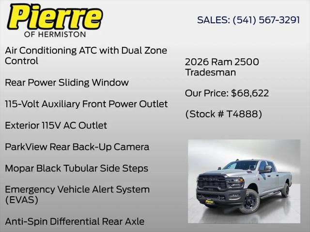 2026 Ram 2500 Tradesman Crew Cab 4x4 8' Box