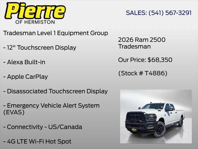 2026 Ram 2500 Tradesman Crew Cab 4x4 8' Box