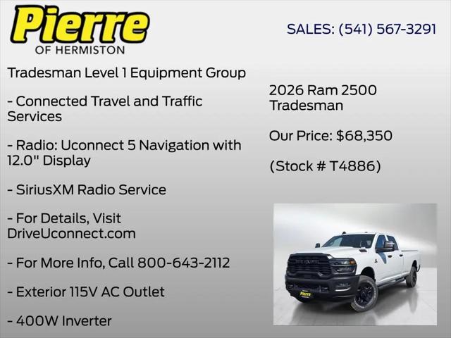 2026 Ram 2500 Tradesman Crew Cab 4x4 8' Box