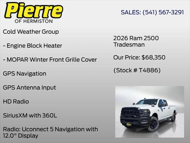 2026 Ram 2500 Tradesman Crew Cab 4x4 8' Box