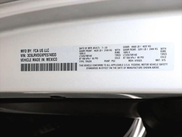 2023 Ram ProMaster 2500 Cargo Van High Roof 159" WB