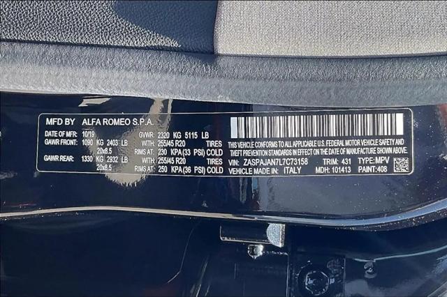 2020 Alfa Romeo Stelvio Sport RWD
