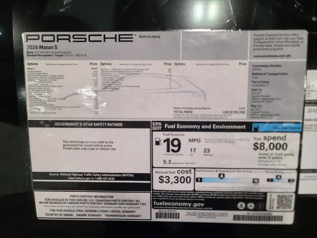 2026 Porsche Macan S