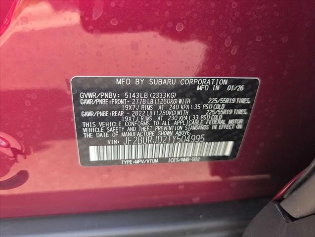 2026 Subaru Outback Touring XT