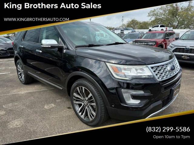 2016 Ford Explorer Platinum for sale in Houston, TX