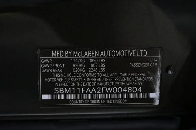 2015 McLaren 650S Standard
