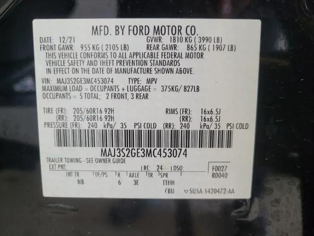 2021 Ford EcoSport SE