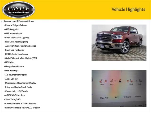 2023 Ram 1500 Laramie Crew Cab 4x4 5'7" Box