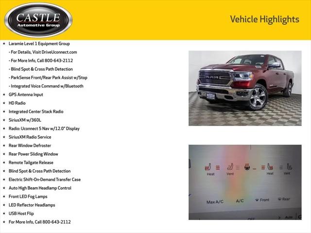 2023 Ram 1500 Laramie Crew Cab 4x4 5'7" Box