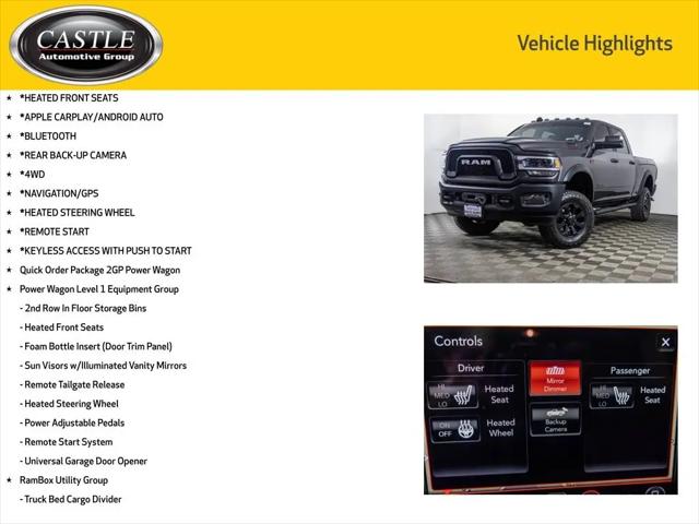 2021 Jeep Ram 2500 Power Wagon Crew Cab 4x4 6'4" Box