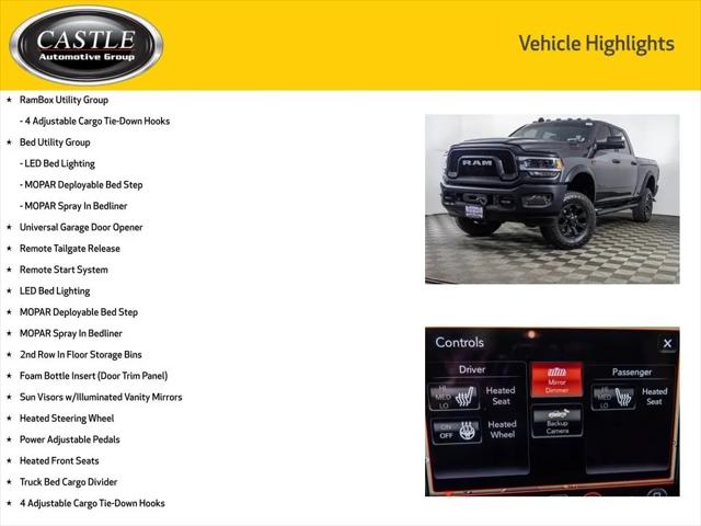 2021 Jeep Ram 2500 Power Wagon Crew Cab 4x4 6'4" Box