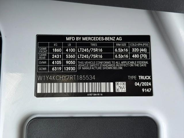 2024 Mercedes-Benz Sprinter 2500 High Roof 4-Cyl Diesel