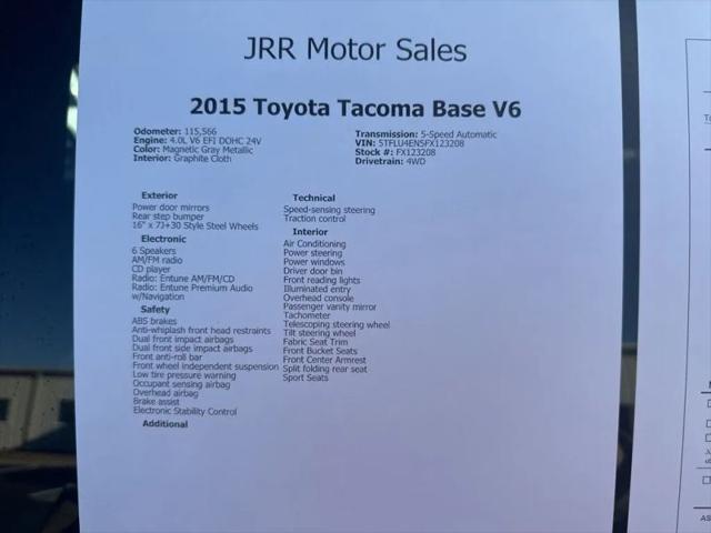 2015 Toyota Tacoma TRD Pro