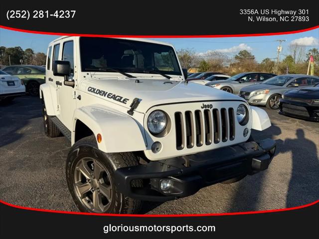 2018 Jeep Wrangler JK Unlimited Golden Eagle 4x4 for sale in Wilson, NC