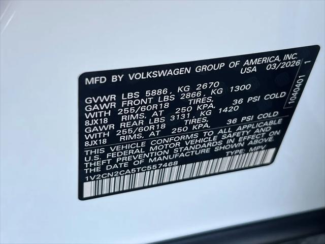 2026 Volkswagen Atlas Peak Edition
