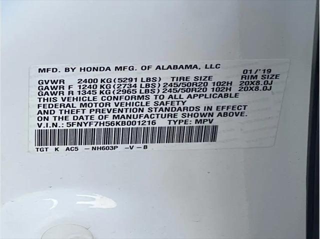 2019 Honda Passport EX-L