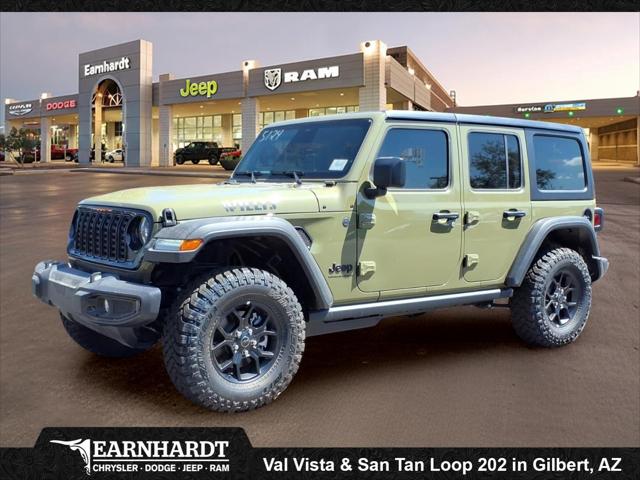2026 Jeep Wrangler 4-Door Willys 4x4 for sale in Gilbert, AZ