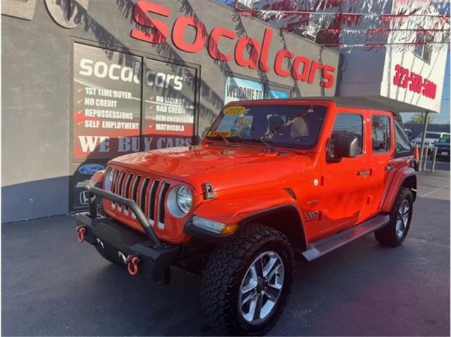 2019 Jeep Wrangler Unlimited Sahara 4x4 for sale in HUNTINGTON PARK, CA