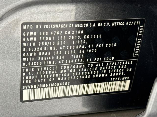 2026 Volkswagen Tiguan SE R-Line Black