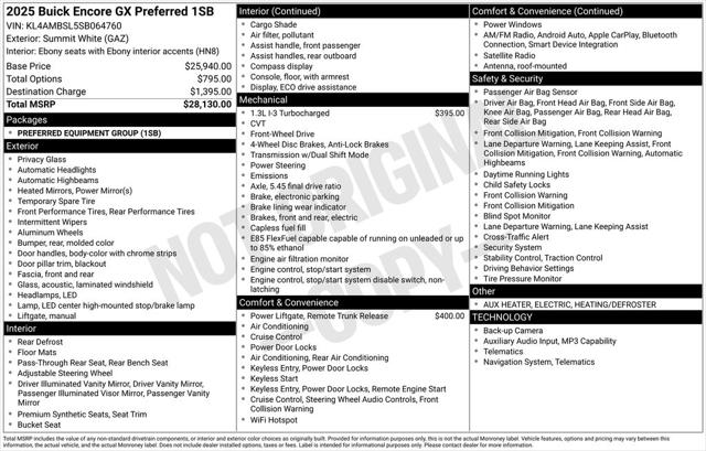 2025 Buick Encore GX Preferred FWD