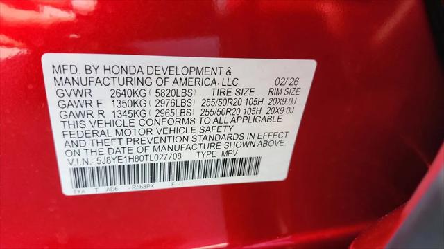 2026 Acura MDX Advance Package