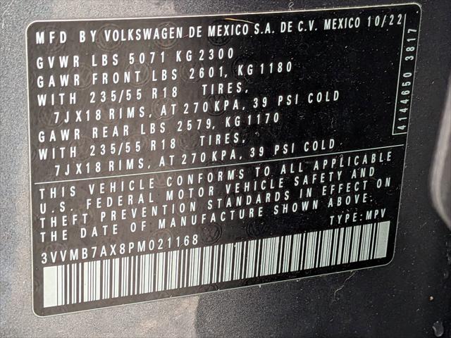 2023 Volkswagen Tiguan 2.0T SE